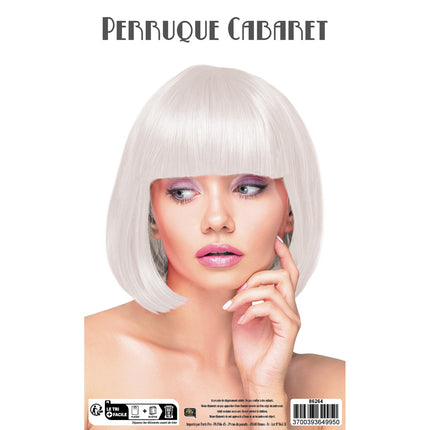 PERRUQUE CABARET BLANCHE
