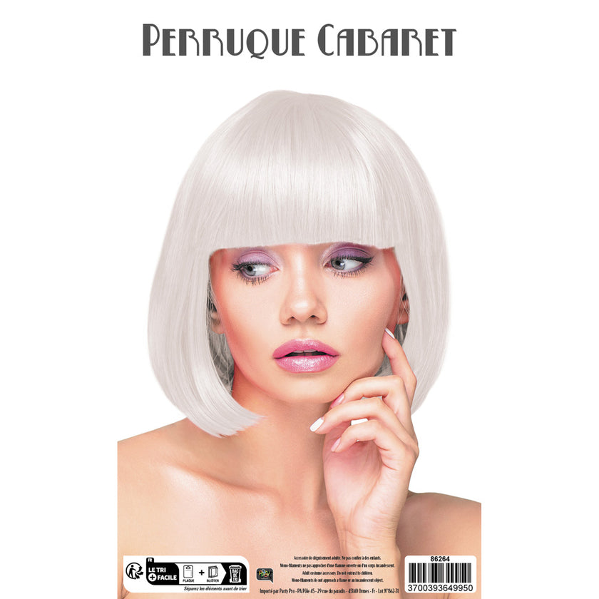 PERRUQUE CABARET BLANCHE