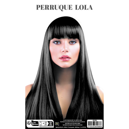 PERRUQUE LOLA NOIRE