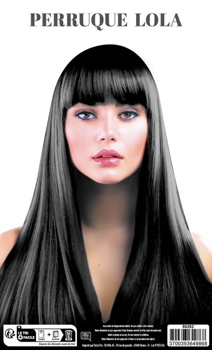 PERRUQUE LOLA NOIRE