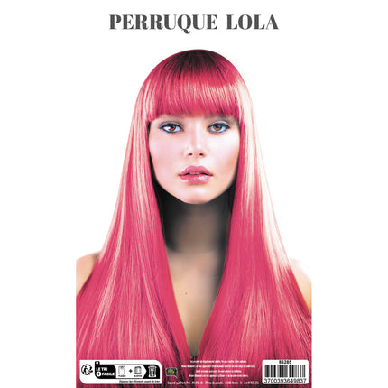 PERRUQUE LOLA ROSE NEON
