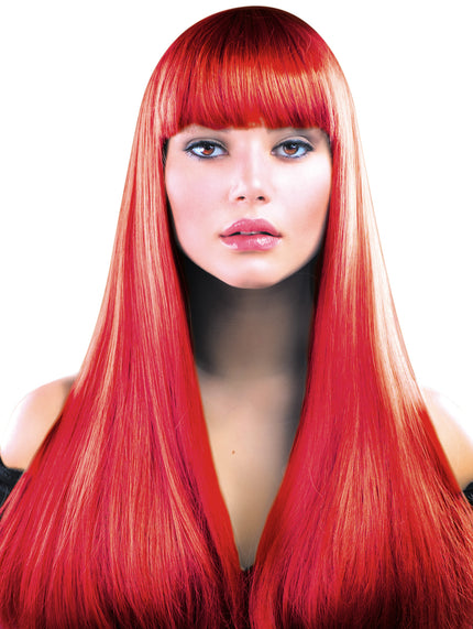 PERRUQUE LOLA ROUGE NEON