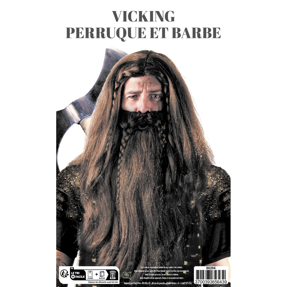 PERRUQUE ET BARBE VICKING