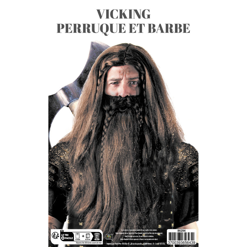 PERRUQUE ET BARBE VICKING