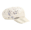 CASQUETTE DISCO ARGENT