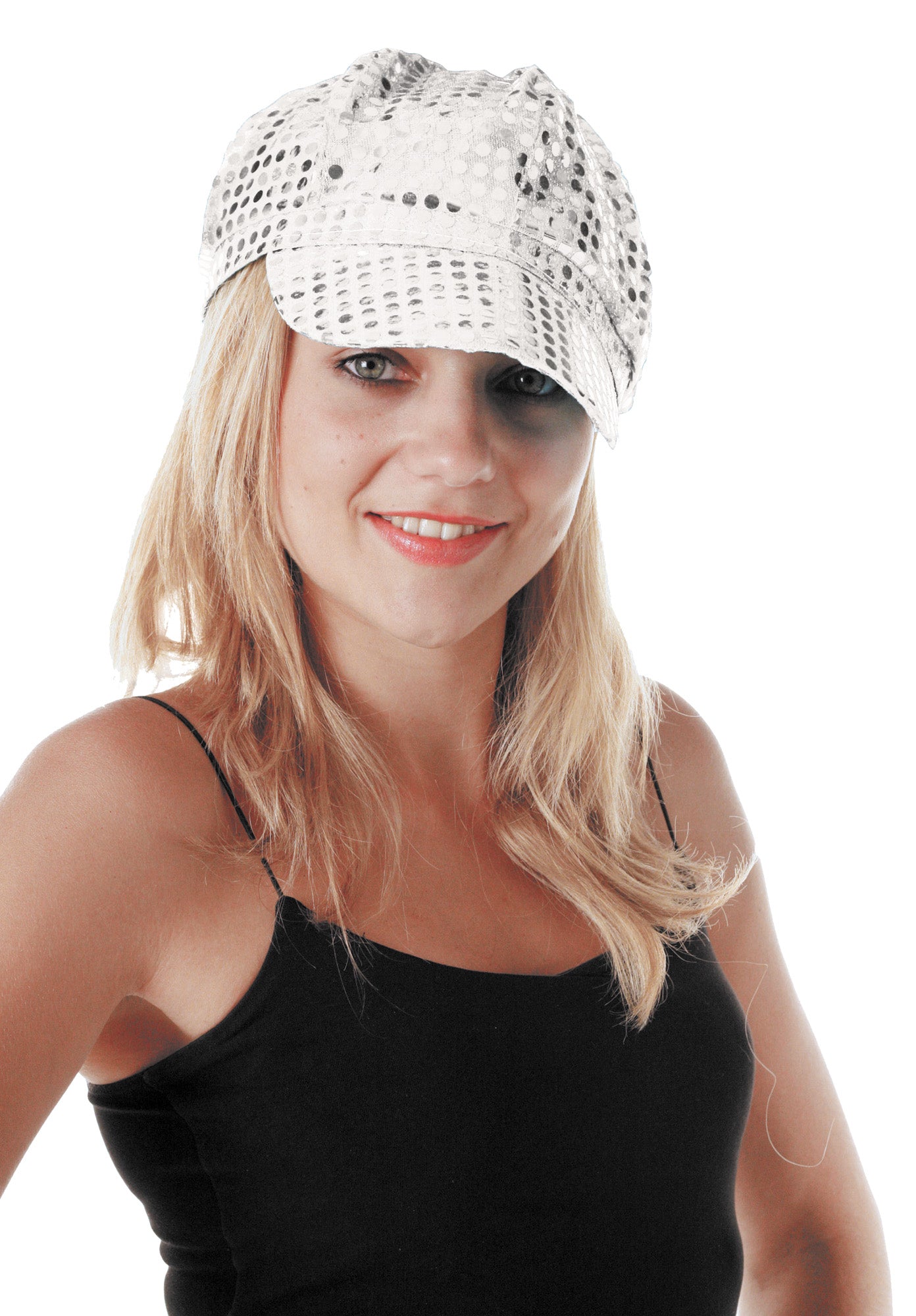 CASQUETTE DISCO ARGENT