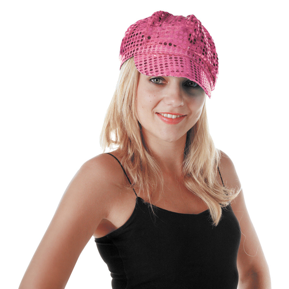 CASQUETTE DISCO ROSE