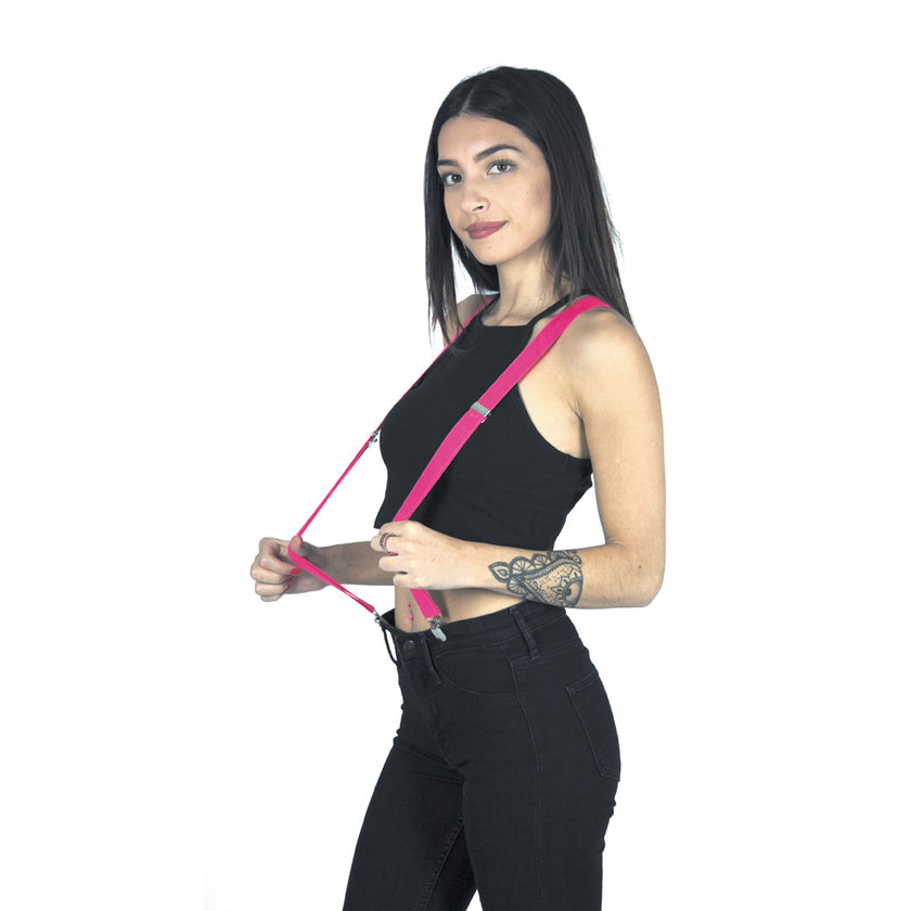 BRETELLES FLUO ROSES