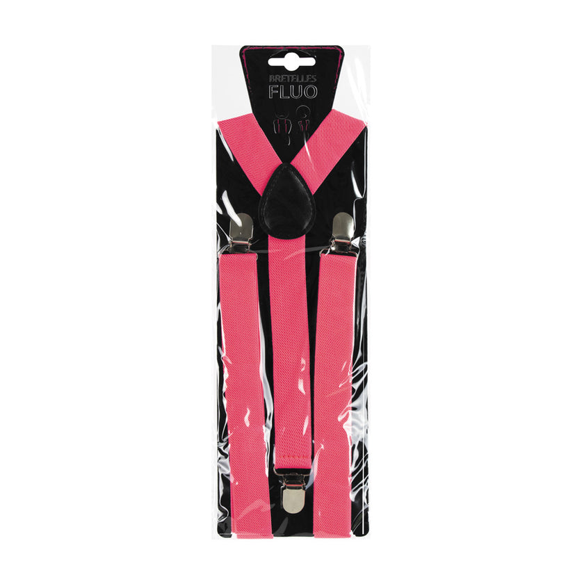 BRETELLES FLUO ROSES