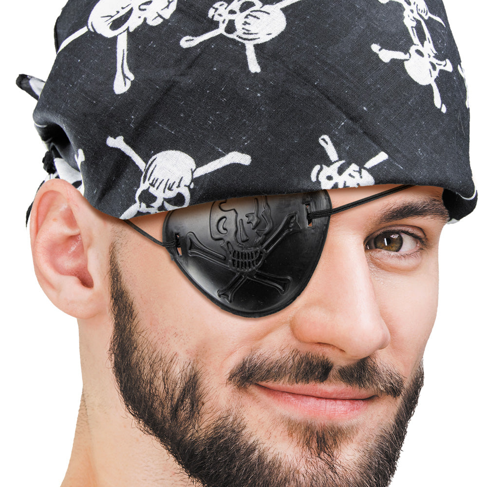 CACHE OEIL PIRATE PLASTIQUE