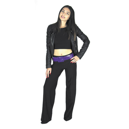 CEINTURE DISCO VIOLETTE