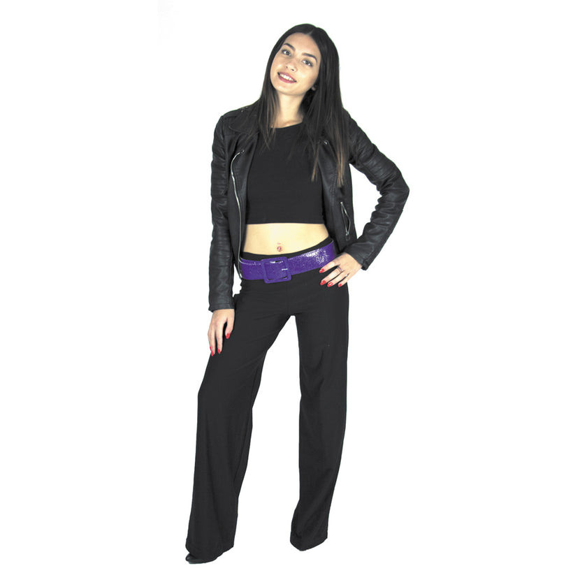 CEINTURE DISCO VIOLETTE
