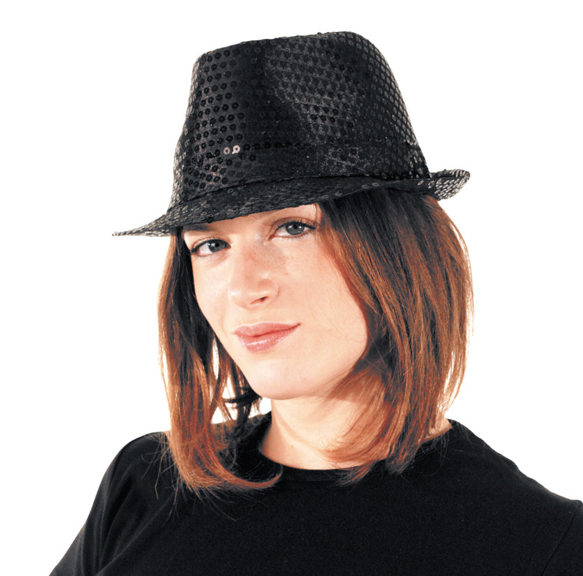 BORSALINO SEQUIN NOIR