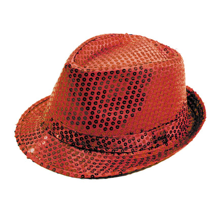 BORSALINO SEQUIN ROUGE