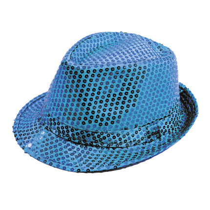 BORSALINO SEQUIN TURQUOISE
