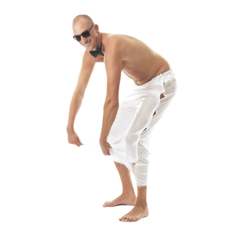 PANTALON STRIPTEASEUR BLANC