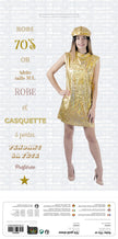 ROBE 70'S OR + CASQUETTE