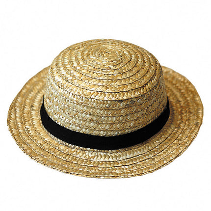 CHAPEAU CANOTIER GUINGUETTE PAILLE LUXE