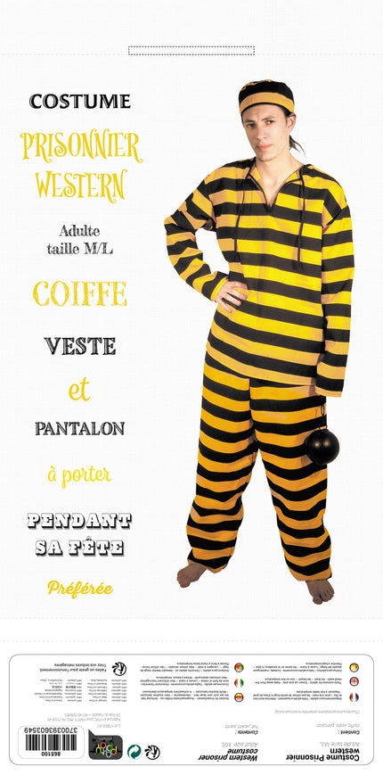 COSTUME PRISONNIER WESTERN