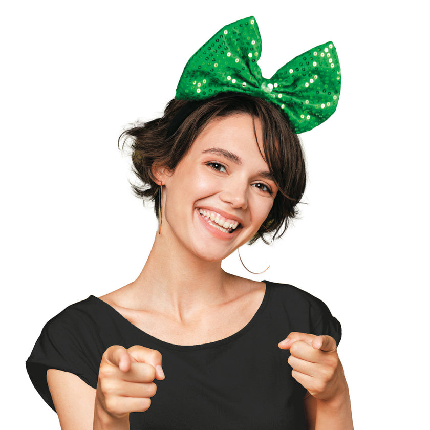 SERRE TETE NOEUD SEQUIN SAINT PATRICK