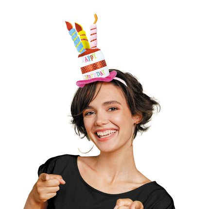 SERRE TETE CHAPEAU HAPPY BIRTHDAY