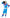 COSTUME JOGGING 80'S BLUE