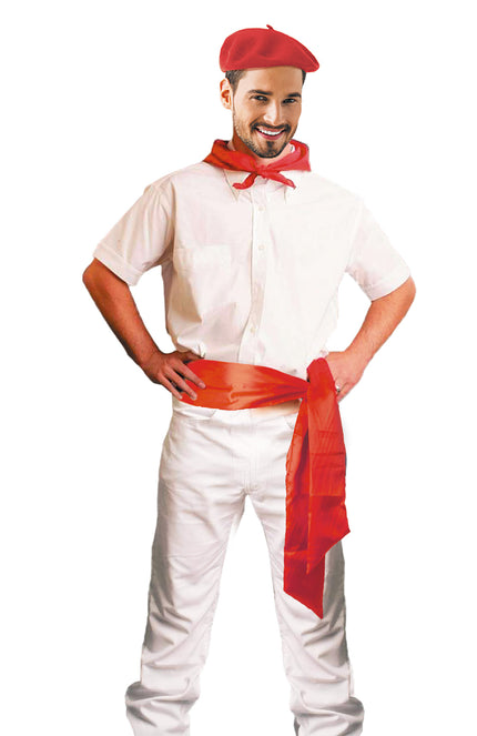 CEINTURE FERIA SATIN ROUGE