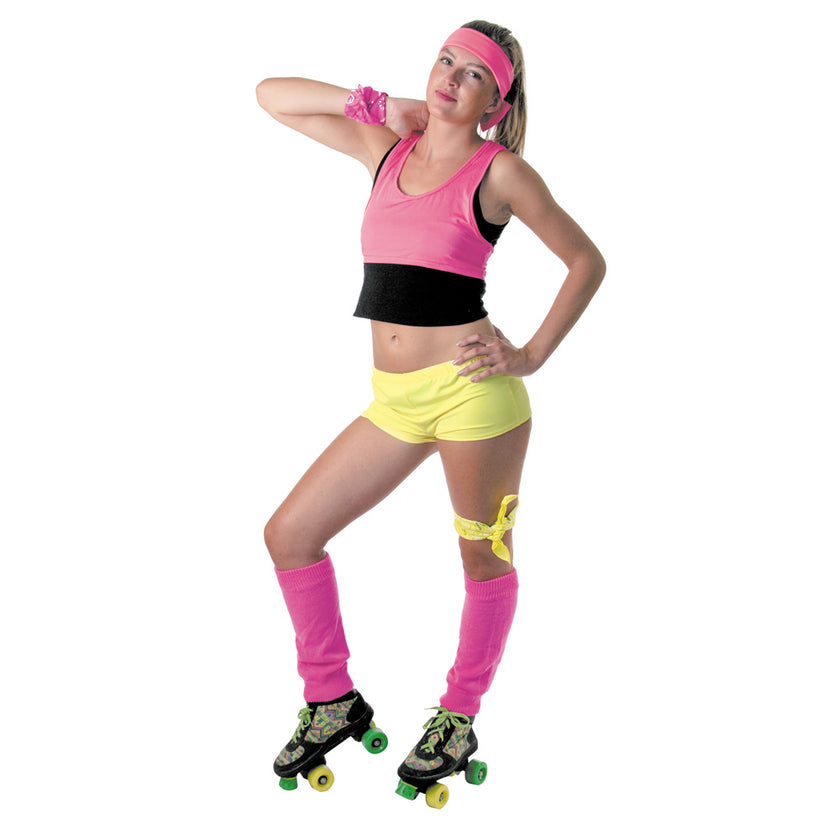 MINI SHORT FLUO JAUNE