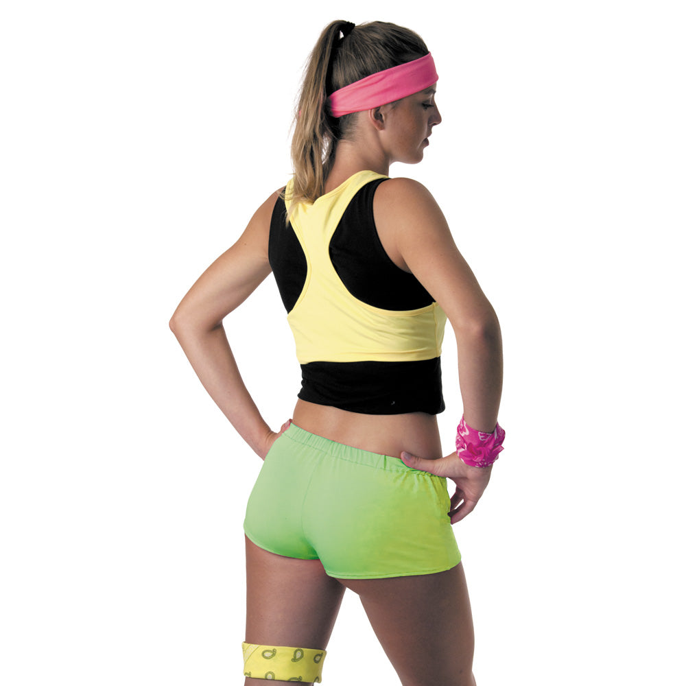 MINI SHORT FLUO VERT