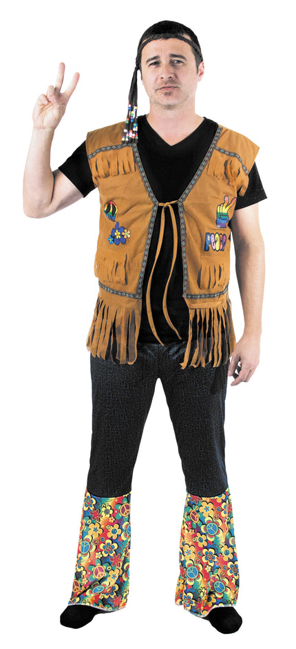GILET HIPPIE MIXTE S