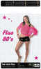 TEE-SHIRT FISHNET 80'S ROSE FLUO