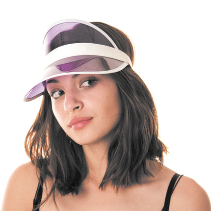 VISIERE POKER VIOLETTE