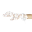 GANTS BLANCS COURTS EN DENTELLE