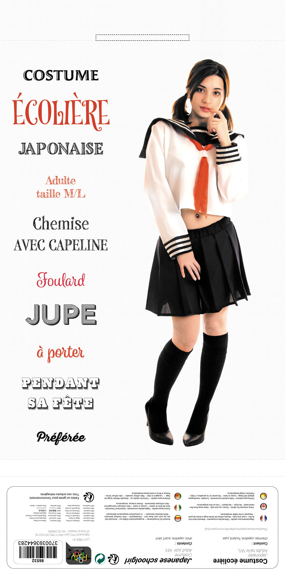 COSTUME ECOLIERE JAPONAISE