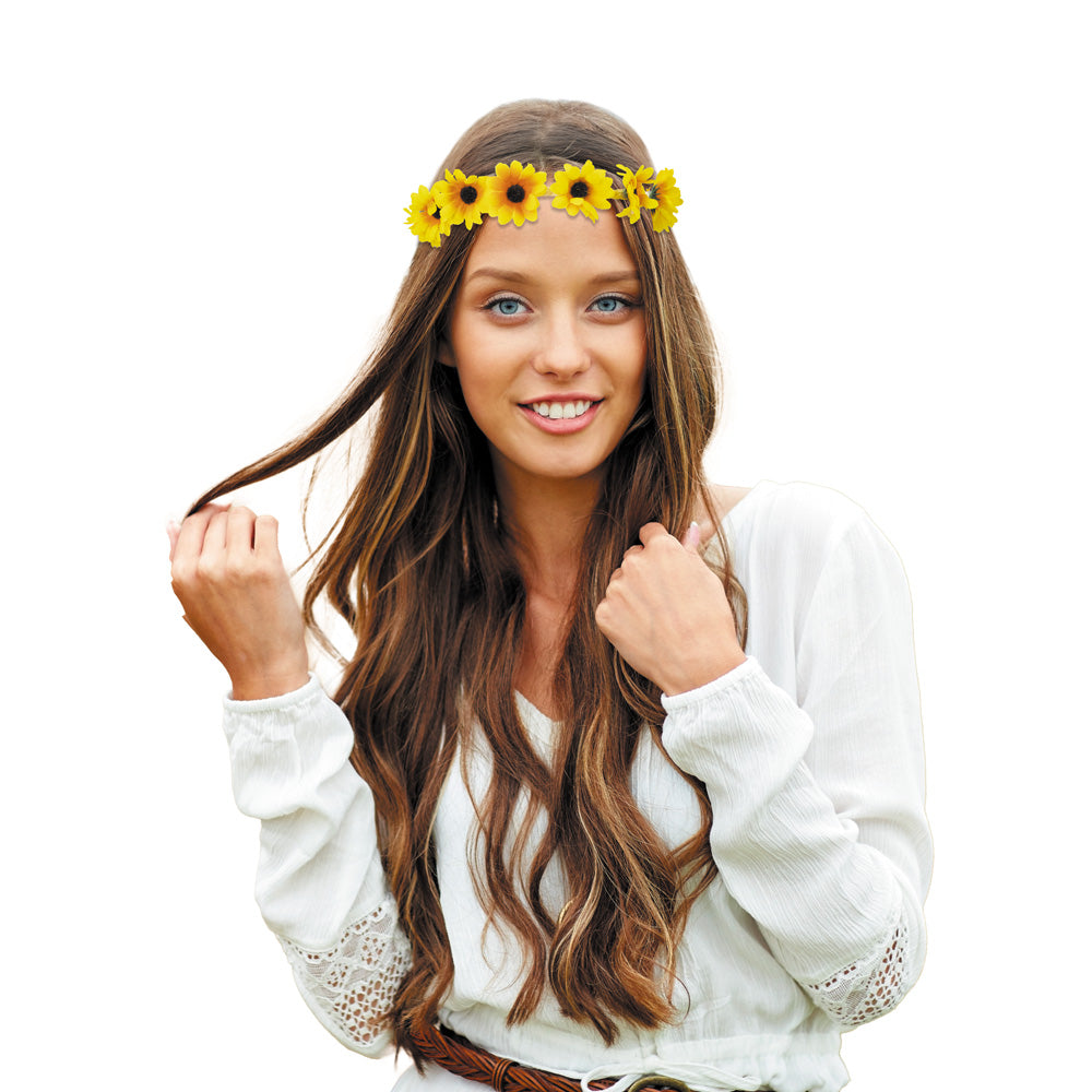 HEADBAND HIPPIE TOURNESOL
