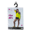 TEE-SHIRT FISHNET 80'S VERT FLUO