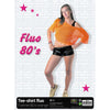 TEE-SHIRT FISHNET 80'S ORANGE FLUO