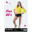 TEE-SHIRT FISHNET 80'S JAUNE FLUO