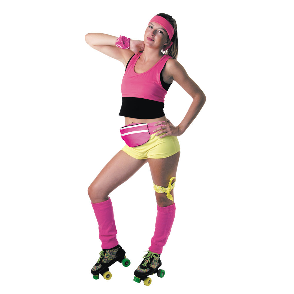 SAC BANANE ROSE FLUO