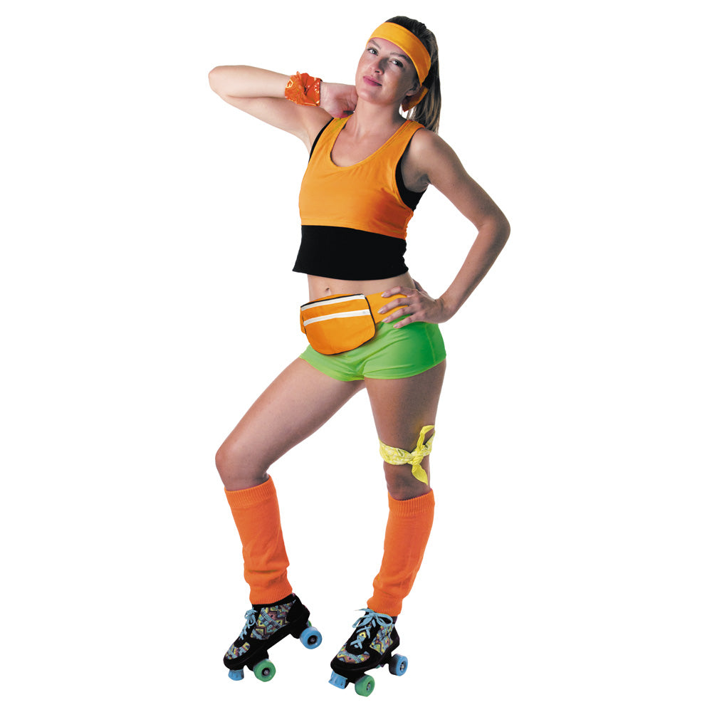 SAC BANANE ORANGE FLUO