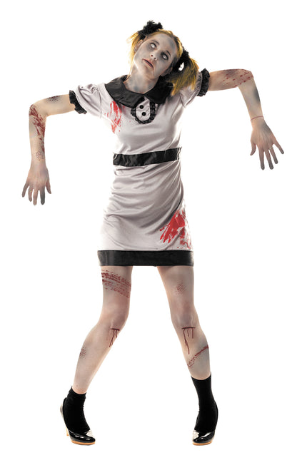 COSTUME ECOLIERE ZOMBIE