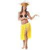 JUPE HAWAI RAFFIA JAUNE 60CM