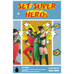 SET SUPER HEROS VERT 3PCS