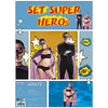 SET SUPER HEROS VIOLET 3PCS