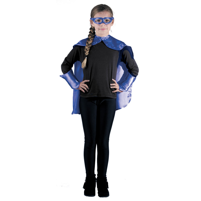SET SUPER HEROS ENFANT BLEU