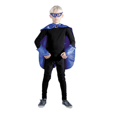 SET SUPER HEROS ENFANT BLEU