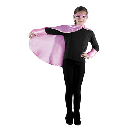 SET SUPER HEROS ENFANT ROSE
