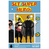 SET SUPER HEROS NOIR 3 PCS