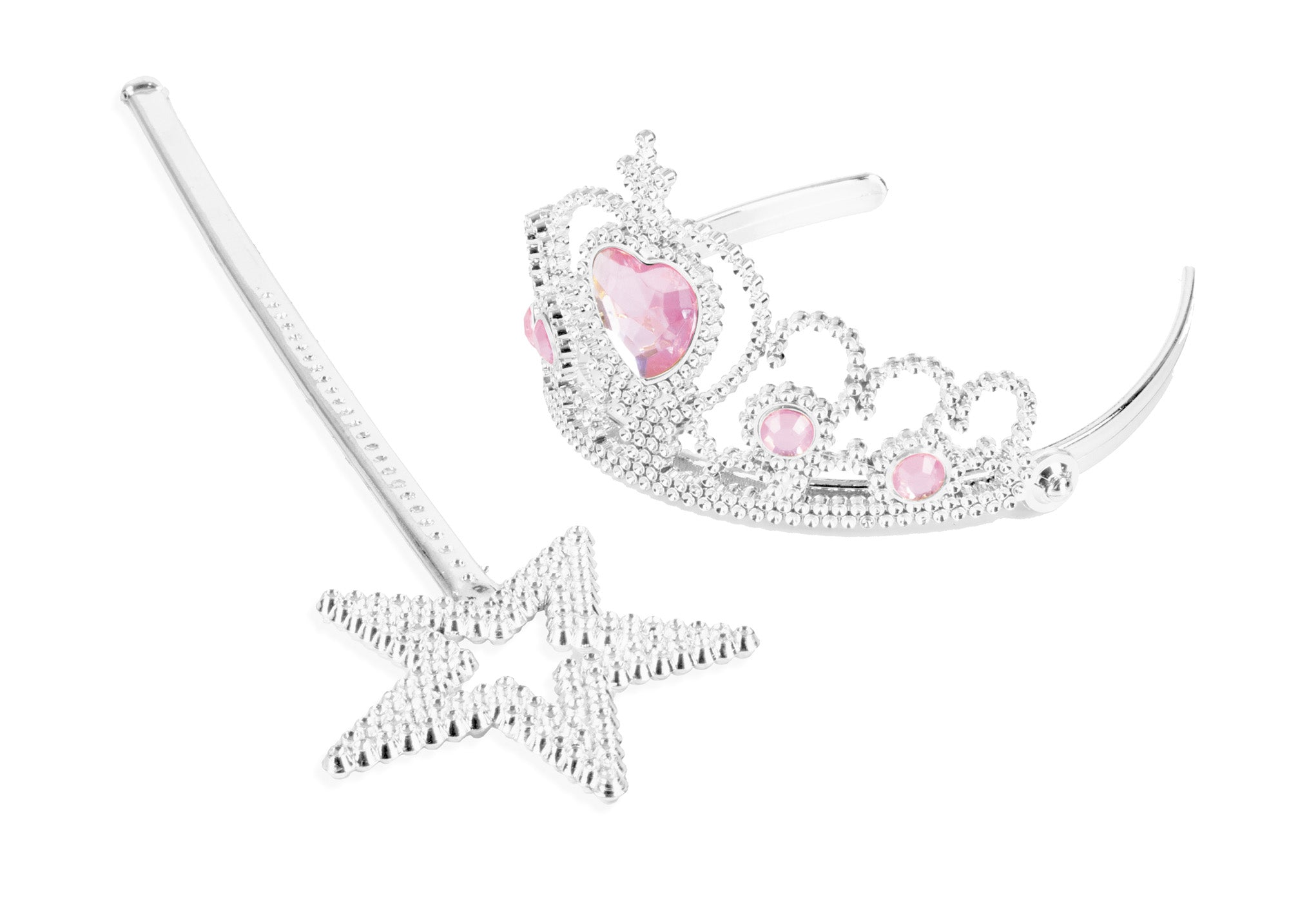 SET FEE DIADEME + BAGUETTE ARGENTE