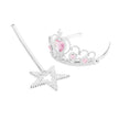 SET FEE DIADEME + BAGUETTE ARGENTE